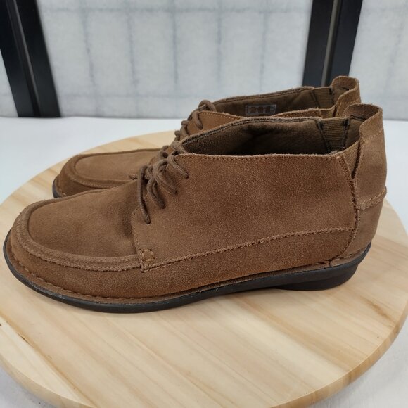 Clarks Collection Nikki Tan Suede Comfort Boho Ankle Boots Women US 9M - Picture 5 of 15